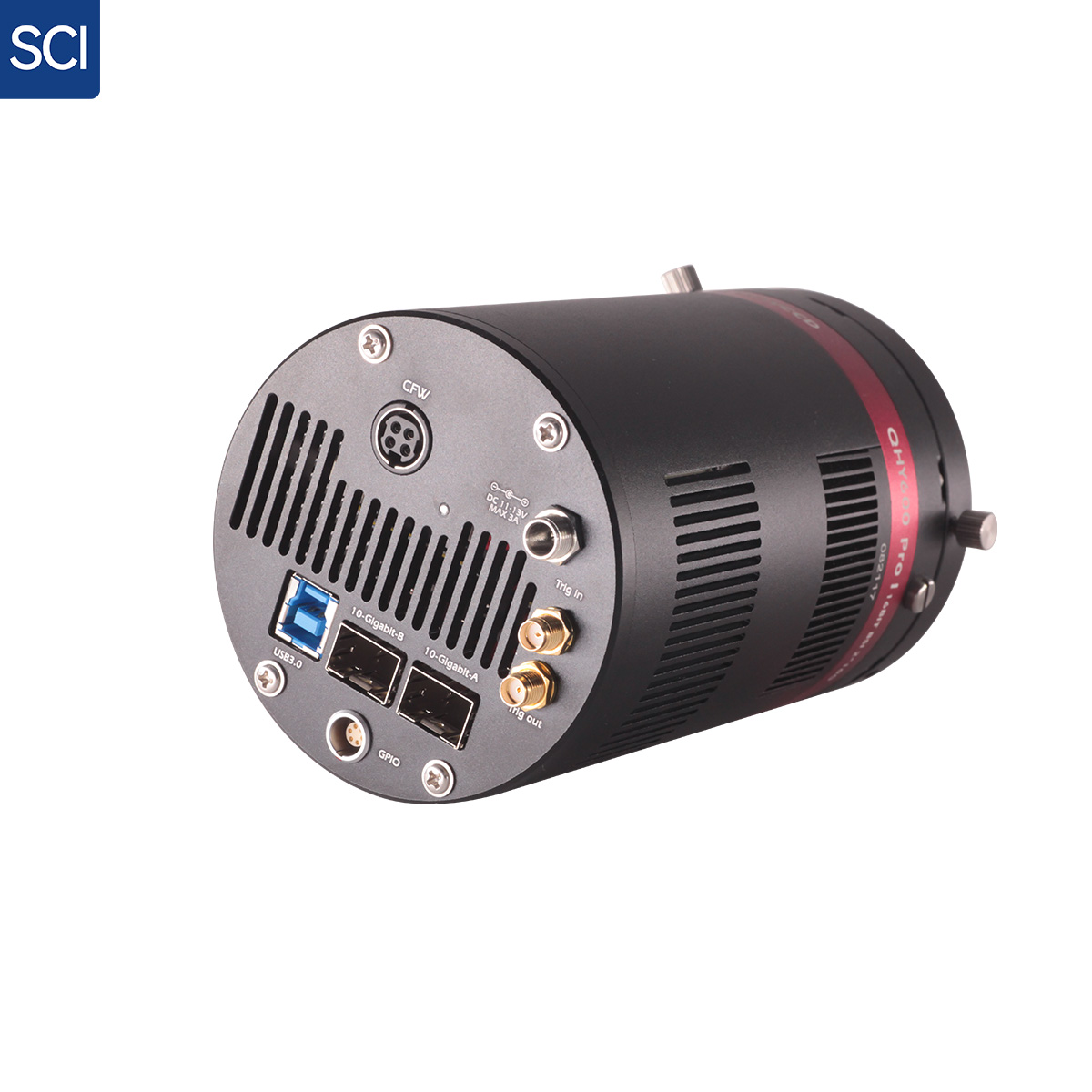 QHY600Pro IMX455科学级全画幅CMOS相机具有两级半导体制冷。这是一款背照式CMOS有源像素型图像传感器，具有方形像素阵列和60M有效像素，3.76um像素大小， 16位ADC。 传感器尺寸为36mm x 24mm，具有超低的读出噪声和暗电流，以及超高的量子效率。